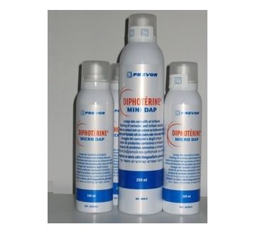 Lot 12 spray Diphoterine urgence projection chimique Micro DAP 100 ml