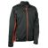 Veste de travail softshell Cofra - GALPONES noir et rouge