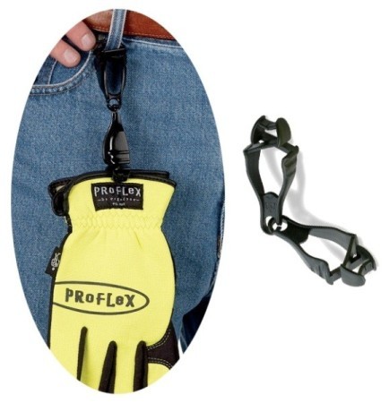 Clips de gant Pack de 2 sac à main de travail Clip Support de clip de  sécurité au travail Porte-gants Pince à gant