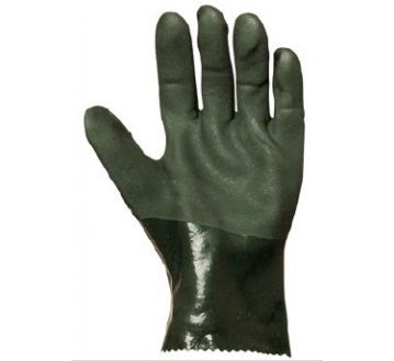 GANTS PVC VERT CHIMIE 27CM