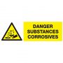 PANNEAU PVC "MATIERES CORROSIVES" - 330X120mm