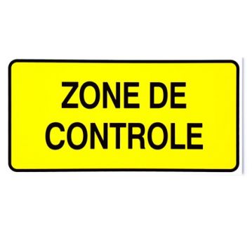 Panneau PVC zone de controle - ProtecNord, panneaux