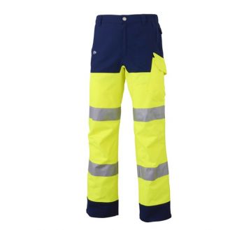 PANTALON LUK LIGHT JAUNE FLUO MARINE