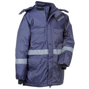 VESTE DOUBLEE LEIDA MARINE - COFRA