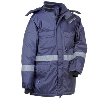 VESTE DOUBLEE LEIDA MARINE