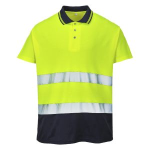 POLO HAUTE VISIBILITE COTON BICOLORE S174 - PORTWEST