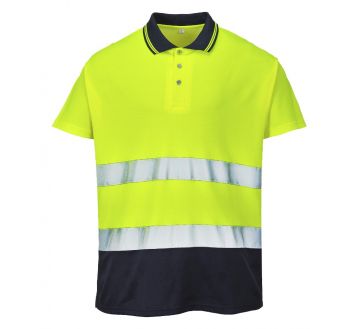 POLO HAUTE VISIBILITE COTON BICOLORE S174 - PORTWEST