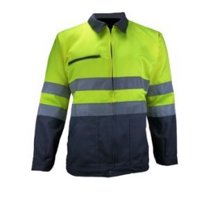 Blouson de travail haute visibilité PBV - 2309HV jaune et bleu 2