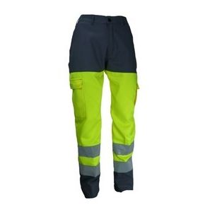 Pantalon de travail haute visibilité PBV - 2301HV bleu et jaune 2