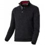 PULL TRAVAIL COL MONTANT GRIS 100% COTON PULS - MOLINEL