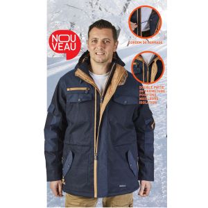 PARKA MIX & MATCH MARINE DEPERLANT PULS - MOLINEL