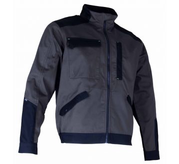 Veste de travail CARBURE bicolore gris/noir LMA - ProtecNord vêtements