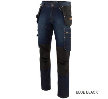 Jean avec genouillères Molinel - 2130699 noir