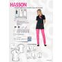 TUNIQUE FEMME JULIE MANCHES COURTES TENCEL - HASSON