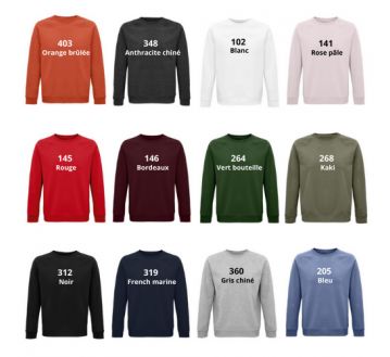 SWEAT-SHIRT UNISEXE SPACE COTON BIOLOGIQUE 03567 - SOLS