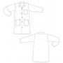 Blouse de travail Homme 100% Coton Blanc