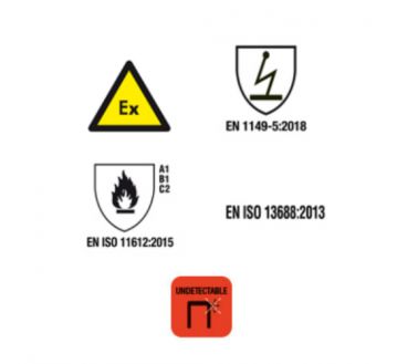 SWEAT COLIMA MARINE ATEX FLAMME RETARDANT- COFRA