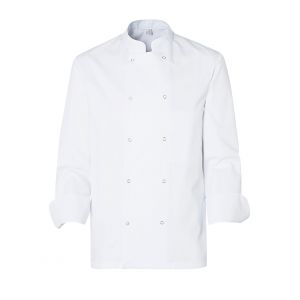 Veste de cuisinier blanche à pressions