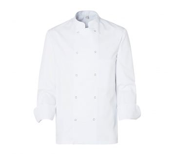 Veste de cuisinier blanche à pressions