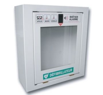 Armoire pour défibrillateur avec alarme antieffraction DEFIB300