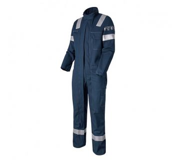 COMBINAISON 2 ZIP MULTIRISQUES TECHPROTECT ATEX BANDES RETRO MOLINEL