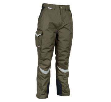Pantalon de travail matelassé Cofra - FROZEN marron