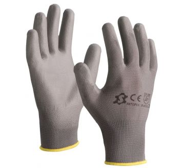 Gants de précision polyuréthane (PU) gris