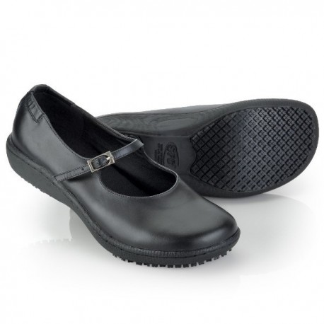 Sandales antidérapantes pour femmes Taille 37 Shoes for Crews 3002-37/4/6.5 MARY JANE II Noir 