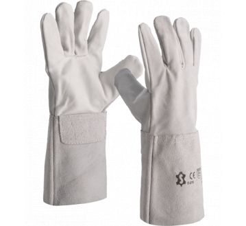 Gants protection thermique FLEUR et CROUTE SOUDEUR Manchette 15cm