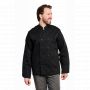 16BPN veste cuisinier manches longues polycoton noir pbv  