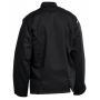 16BPN veste cuisinier manches longues polycoton noir pbv  