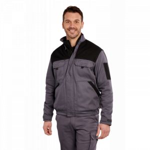 BLOUSON TRAVAIL TYPHON/DENNIS GRIS/NOIR 09TYCG2 - PBV