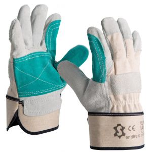 Gants de manutentionn DOCKER cuir croûte + renforts