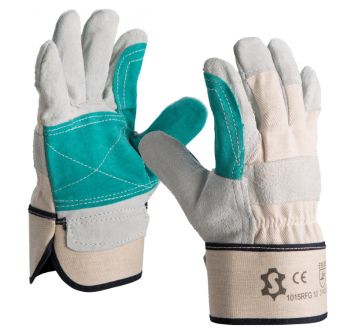 Gants de manutentionn DOCKER cuir croûte + renforts