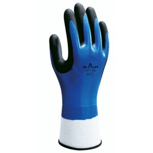 GANTS DE PROTECTION SHOWA TOUT ENDUIT BLEU 377