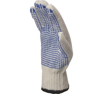 Gants de précision / manutention coton à picots adérants