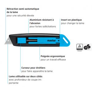 Cutter de sécurité Profi by Martor 2
