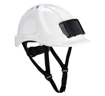 CASQUE DE CHANTIER PB55  PORTE-BADGE  JUGULAIRE - PORTWEST