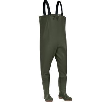 Waders néoprène anti coupure avec bottes sécurité S5