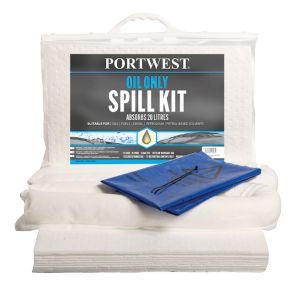 LOT DE 6 KITS ABSORBANTS HYDROCARBURES 20 LITRES SM60 - PORTWEST