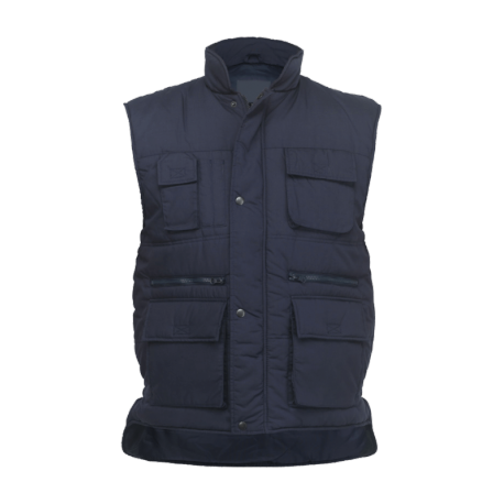 Gilet multipoches marine