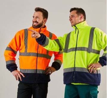 BLOUSON POLAIRE HAUTE VISIBILITE BICOLORE F301 - PORTWEST