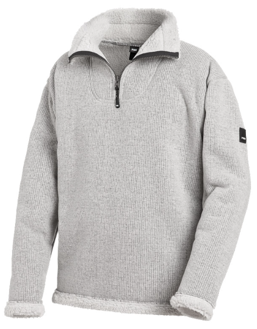 PULL POLAIRE COL CAMIONNEUR ZIP ROBERT - FHB