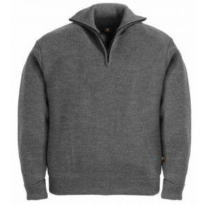 Pull en laine FHB HINNERK gris foncé 2
