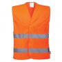 GILET SIGNALISATION ORANGE CLASSE 2 C474 - PORTWEST