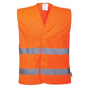 GILET SIGNALISATION ORANGE CLASSE 2 C474 - PORTWEST