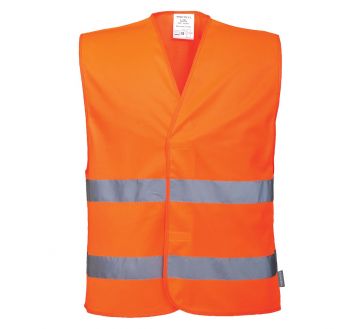 GILET SIGNALISATION ORANGE CLASSE 2 C474 - PORTWEST