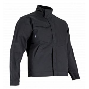 BLOUSON DE TRAVAIL PINCE NOIR AVEC ZIP - LMA