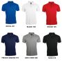 POLO HOMME PRIME MANCHES COURTES POLY/COTON 00571 - SOLS.