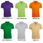 POLO HOMME PRIME MANCHES COURTES POLY/COTON 00571 - SOLS.